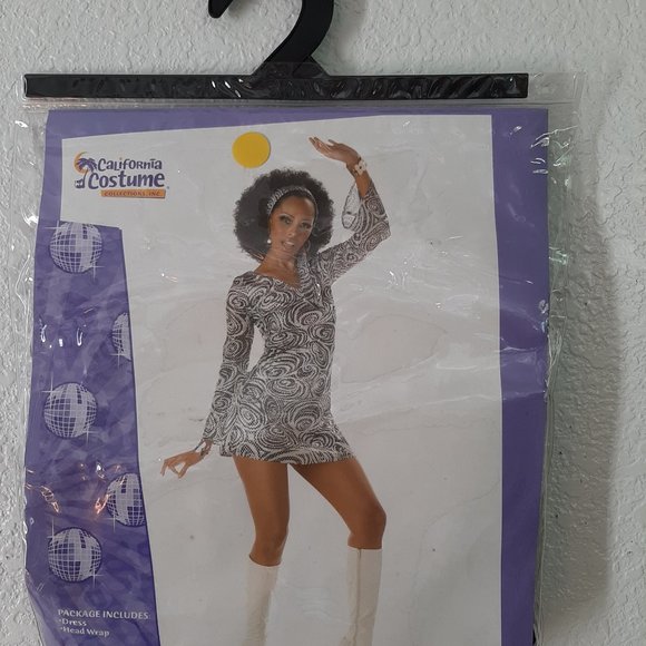 CALIFORNIA COSTUME GO-GO COSTUME SIZE LARGE - Picture 1 of 5